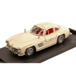 MERCEDES 300 SL GULLWING STREET 1954 IVORY 1:43 Bang Auto Stradali Die Cast