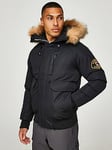 Zavetti Canada Abelli 2.0 Bomber Jacket - Black , Black, Size 2Xl, Men