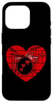 Coque pour iPhone 16 Pro Batteur Saint Valentin Batterie Mariage Musicien