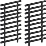 20pcs Poignee Meuble noir Poignée de Meuble Cuisine noir T Poignées Placard Tiroir Noir Entraxe 160mm