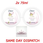 2x 75ml Dove Body Care Nourishing Moisturiser Beauty Cream Deep moisturising