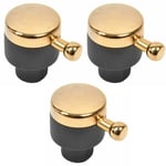 Knob Rangemaster 90 110 90 Classic 6mm Type Hob Grill Black Gold 3 Pack Genuine