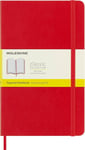 Moleskine Classic Notebook Large 13x21cm Soft Cover Scarlet Red 192 Pages NEW