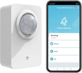 Capteur de Movimiento Inteligente Pir Détecteur de mouvement : infrarouge WiFi Movimiento détecteur de Movimiento inalámbrico Con alimentación de batería & USB, application moniteur compatible Alexa