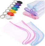 Protective Mesh NET IRONING CLOTH & KEYCHAIN Torch -Protects Clothing, Iron Delicate Garments, NO Shine, No Marks, NO Scorch & Imprints (PK4 Cloth & Torch)