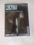 EXIT: THE GAME-The Sinister Mansion - Escape Room Card Game (Kosmos/2021) Sealed