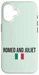 Coque pour iPhone 16 Romeo and Juliet Love Illustration Novelty Graphic Designs