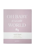 Photo Album - Baby It's A Wild World Home Decoration Photo Albums Pink PRINTWORKS