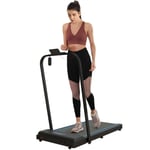 SPORTNOW 2.5HP Folding Treadmill Walking Pad w/ LED Display, No Assembly Blue