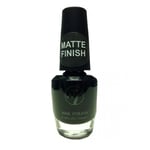 W7 Cosmetics Black Nail Polish 15ml Matt Black