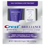 Crest 3D White Brilliance Journalier 2 Étape Système,Eu Seller,Dentifrice + Gel