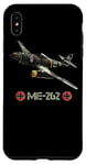 Coque pour iPhone XS Max La Seconde Guerre mondiale 2 avion de chasse allemand ME 262