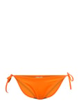 String Side Tie Cheeky Bikini Swimwear Bikinis Bikini Bottoms Side-tie Bikinis Orange Calvin Klein