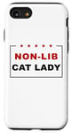 Coque pour iPhone SE (2020) / 7 / 8 Non-Lib Cat Lady – Funny Anti-Woke USA