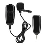 3.5Mm Uhf Microphone Clip Type Wireless Live Recording Vlog Interview Elec Set