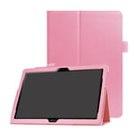 Huawei MediaPad T3 10 litsipintainen keinonahkakotelo - Pinkki