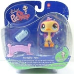 Littlest Pet Shop LPS Portable Pets 64928 Sportiest #516 Beige Bird Hasbro 2008