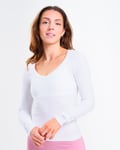 Bumpro CottonLuxe Seamless LS White - XS