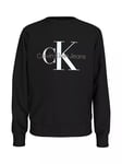 Calvin Klein Kids' Monogram Long Sleeve T-Shirt, Ck Black