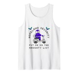 Homeland Security Naughty List Christmas Pajamas Graphic Tank Top