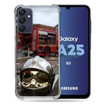 Coque Renforcée pour Samsung Galaxy A25 5G Pompier Casque Camion