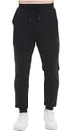 Tronjori Pantalon de survêtement Taille Haute pour Homme - Automne et Hiver - Pantalon de Jogging athlétique - Pantalon de détente - Taille élastique, Noir, Taille M