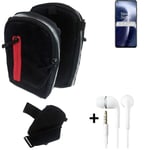 Shoulder bag / holster + earphones for OnePlus Nord 2T Belt Pouch Case