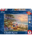 Schmidt Puzzle - Thomas Kinkade: Disney - Donald & Daisy A Duck Day Afternoon (1000 pieces) Gulv