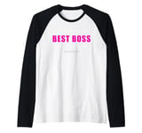 This Girl is The Best Boss I've Ever Had – Women Retired Raglan Baseball Tee