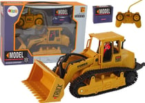 Leantoys Fjärrstyrd Caterpillar Bulldozer R/C 1:22 Grävmaskin Lean Toys