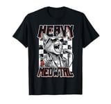 Heavy Meowtal Cat Funny Metal Music Band Singer Musician T-Shirt