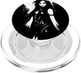 Dark Art Occulte Gothique Batcave Girl Post Punk Batcaver PopSockets PopGrip pour MagSafe