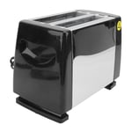 US Plug 110V Compact Bread Toaster Portable ABS And Stainless Steel Wide BG