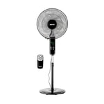 16 Inch Electric Oscillating Pedestal Fan Air Cooling w/h Remote Control Timer