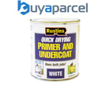 Rustins WHPU250 Quick Dry Primer & Undercoat White 250ml RUSQDWPUC250