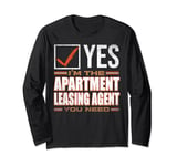 Retro Profession I'm The Apartment Leasing Agent Long Sleeve T-Shirt