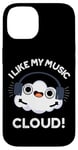 iPhone 14 I Like My Music Cloud Funny Weather Puns Case