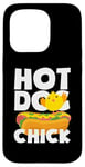 iPhone 15 Pro Hot Dog Chick Funny Food Humor Design Case