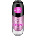 Essence Nails Nail Polish Satin CHROME Nail Polish Artificial Pinktelligence 8 ml ()