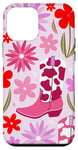 iPhone 12 mini Pink Cowgirls Boot Phone Case,Cow Girls Phone Cases,Cowgirl Case