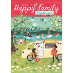 Happy Family Planner A3 Calendar 2025 (häftad, eng)