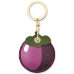 AXFEE Airtag Porte Clé, Mignon PU Étuis pour Apple AirTag, Portable Key Finder pour Clés Enfants Animaux de Compagnie, [ Porte- Clés Contrôle d'Accès] (Airtag Non Inclus) (Façon Mangoustan)