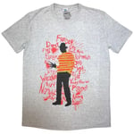 A Nightmare On Elm Street Unisex Adult Freddy Scribble Font T-Shirt - L