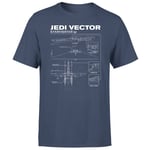 Star Wars Vector Schematic-1 Unisex T-Shirt - Navy - S