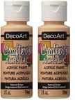 Deco Art Acrylic Paint, Natural Beige (Flesh), 59 ml (Pack of 2)