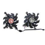 Ventilateur de carte graphique SUPollTomahawk RTX 2060 SUPollGPU,adapté aux modèles GTX 1650 1660 1660Ti RTX 2060 2060 colorés,85mm,4 broches, - Type 2 FAN