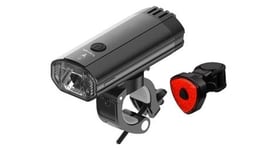 Kit d eclairage velo 1200 et 100 lumen   lumieres led pour velo