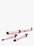 BaByliss Curl & Wave Trio Hair Styler, Pink/Black