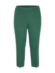 Kaffe Curve Kcsakira Cropped Pants Grön