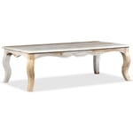 Table basse Bois massif de Sesham 110 x 60 x 35 cm - The Living Store - Brun